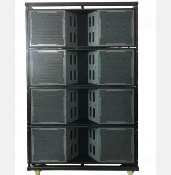 Full set Double 15 inch 3 way sound system outdoor event compact passive line array speaker system set for churchVT4889+CL218S