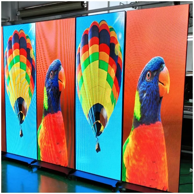 Plug and Play Stand Human Billboard Advertising Led Display Digital Poster P2 P3  led Display Kiosk  for Retail store Banner