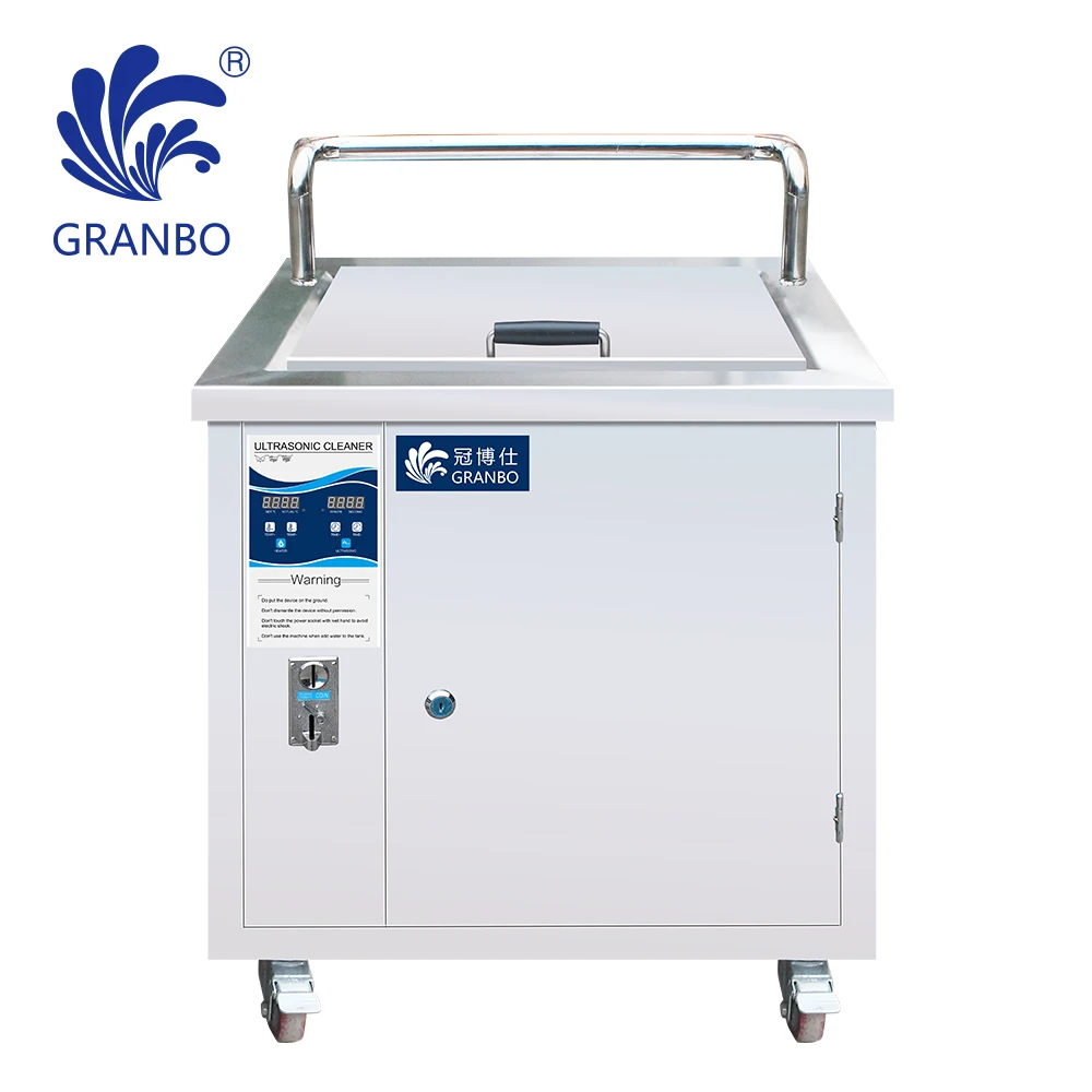 Granbosonic 49L Coin Operated Cleaning Tank 800W Ultrasonic Golf Club Cleaner Industrial Ultrasonic Cleaners