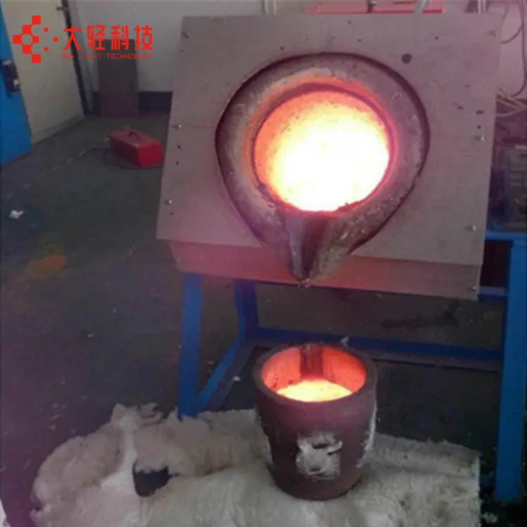 Gold/copper/iron/stainless steel/aluminium high frequency 20kg induction melting furnace for melting metal