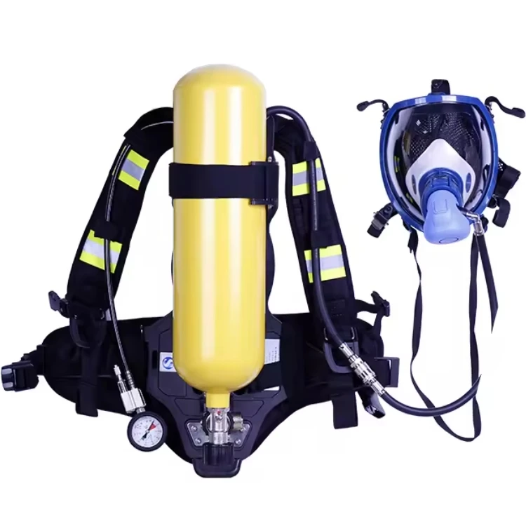 2024 Best performance carbon fiber aramid material light weight SCBA with CE for firemen