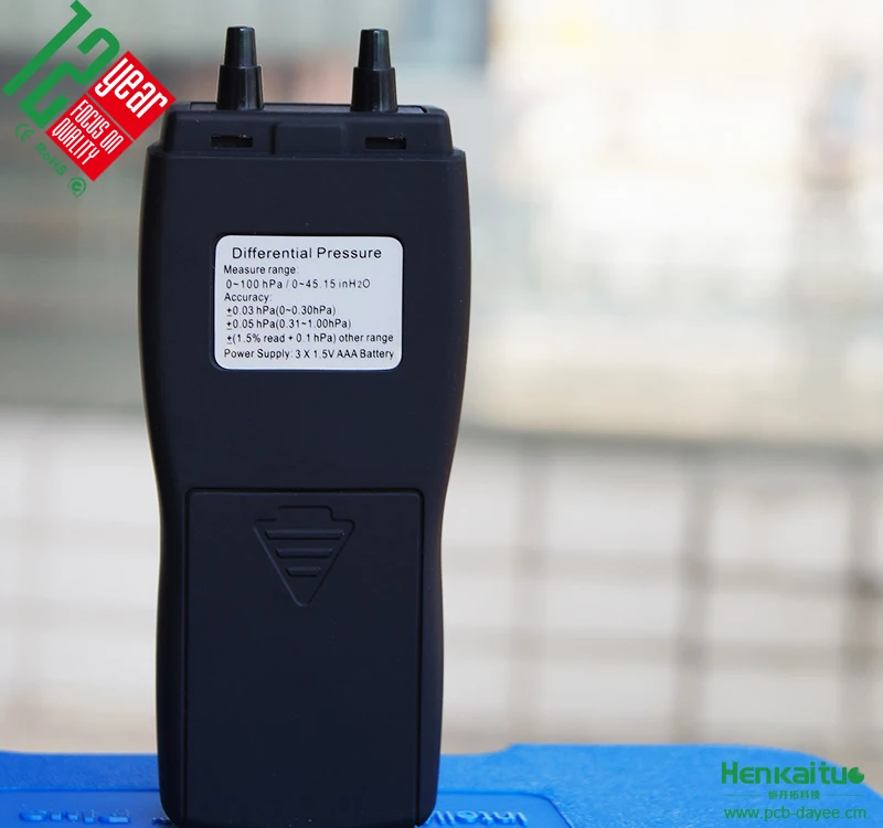 0~100hPa Smart Sensor differential pressure gauge  adopts imported accurate measurement value mini air pressure sensor