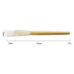 Makeup Mask Brush for Facials DIY Wood Handle Soft Hair Beauty Brush Mud Cream Face Applicator
