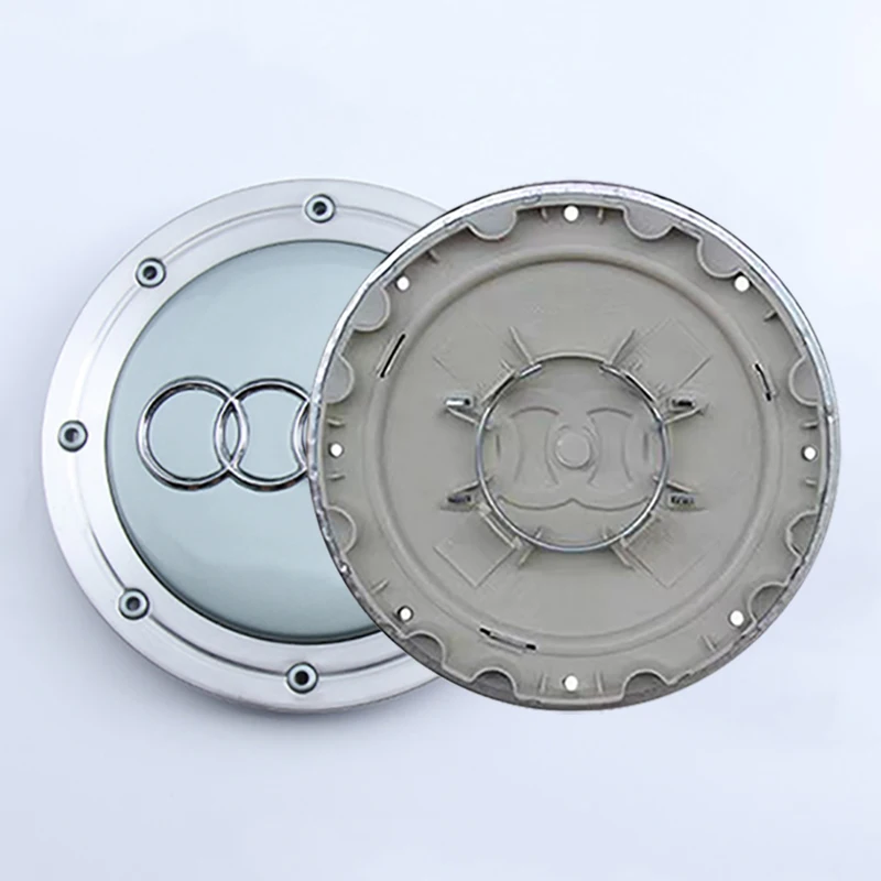 Automotive parts wheel hub cover A6C5A4B7TTA8 wheel center cover ABS rim tire center cap Audi logo wheel rim cover
