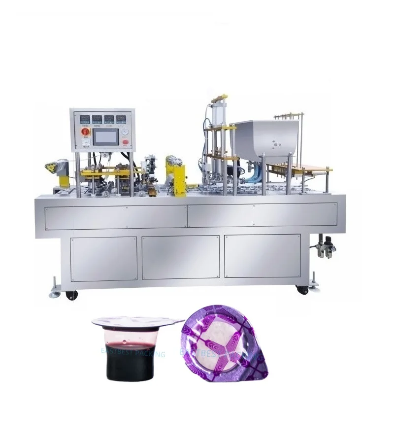 Communion  Bread Wine Cup Filling and Sealing Machine Communion Cup juice and wafer cup fill seal machine