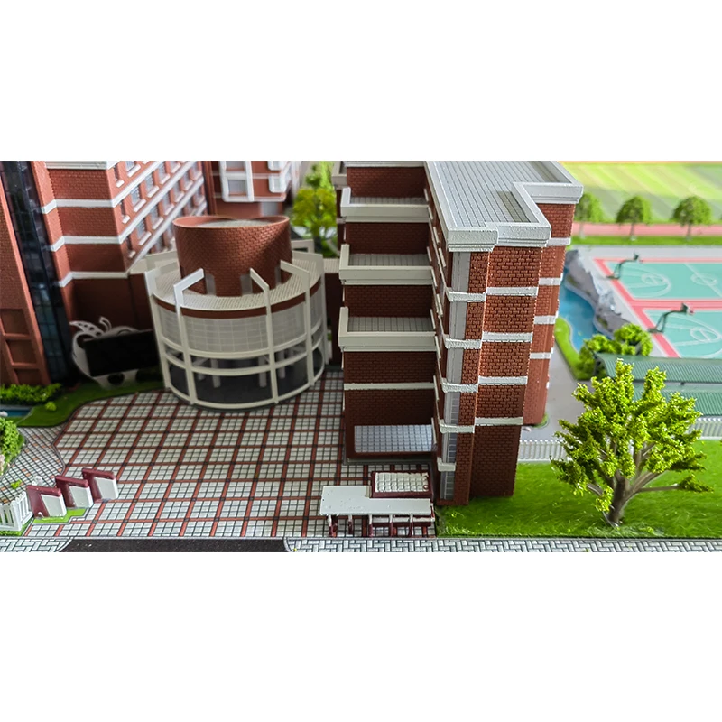 Factory live shot Campus reduced sand table model University  high school  primary school campus sand table model