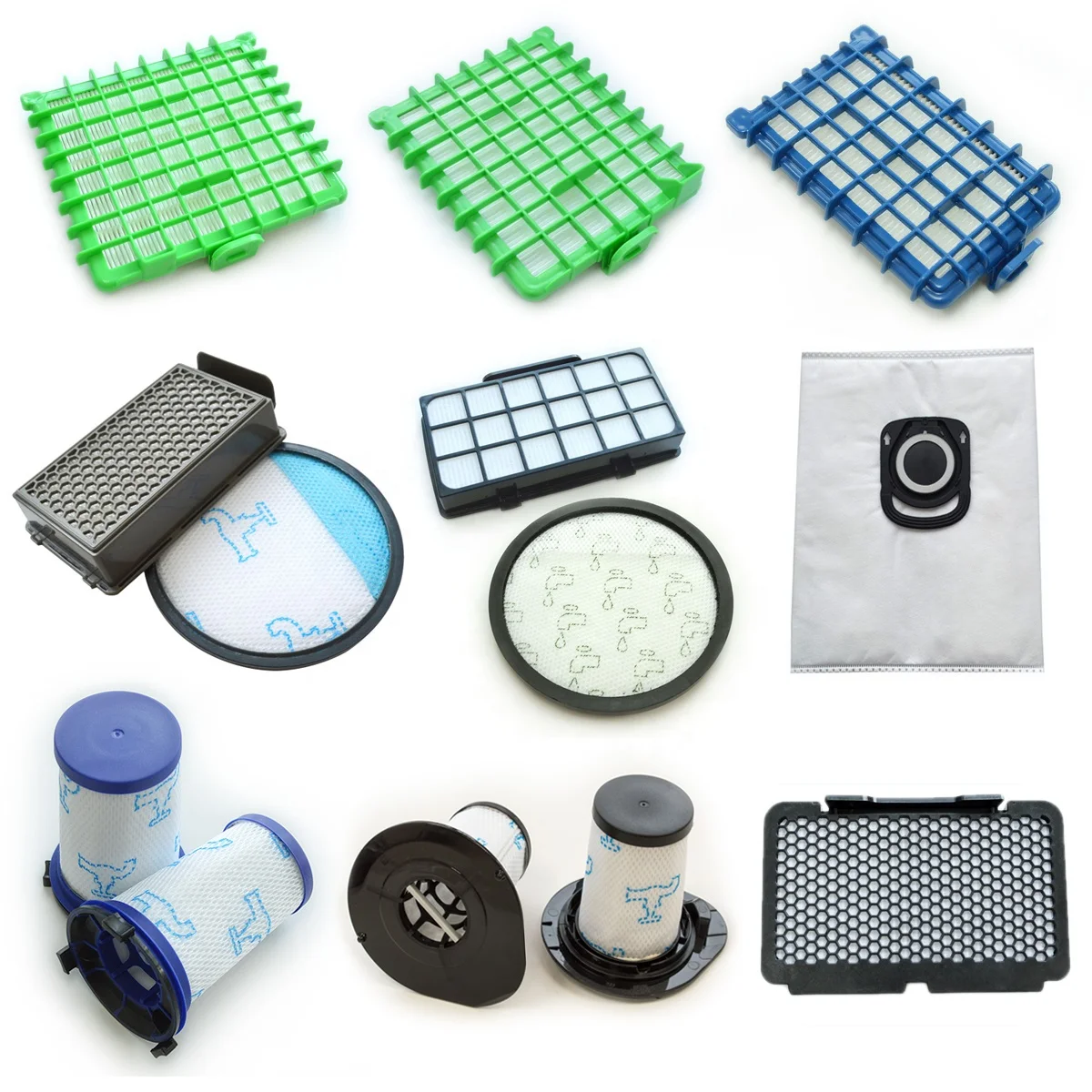 Factory Vacuum Cleaner Filter For Rowenta X-Trem Power Cyclonic Ro69 RO69xx zr006001 Washable Hepa Filter Kit Parts Accessories