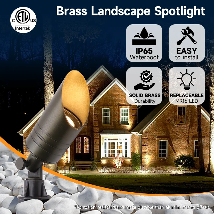 Hot Sale 12V AC/DC Low Voltage Outdoor Spot Lights Led Up lighting Spotlights Retro Outdoor Landscape Lamp For Garden or Villa