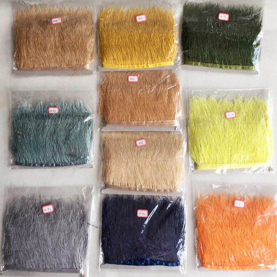 8-10 см страусиные перья бахрома перо отделка по низкой цене