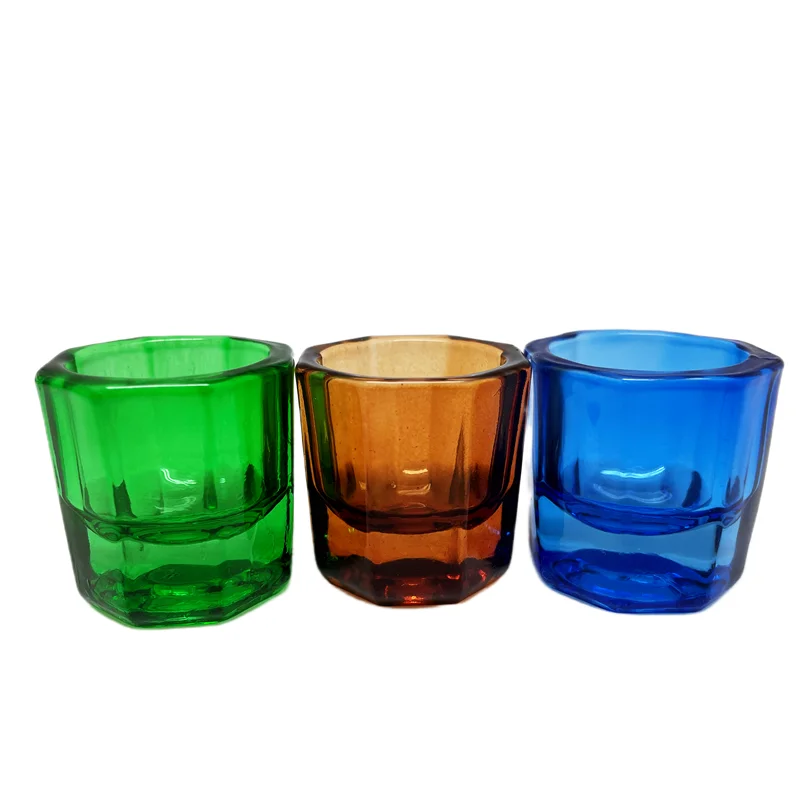 Dental Glass Dappen Dishes Mixing Cups Multicolor 10 ml Dental Product