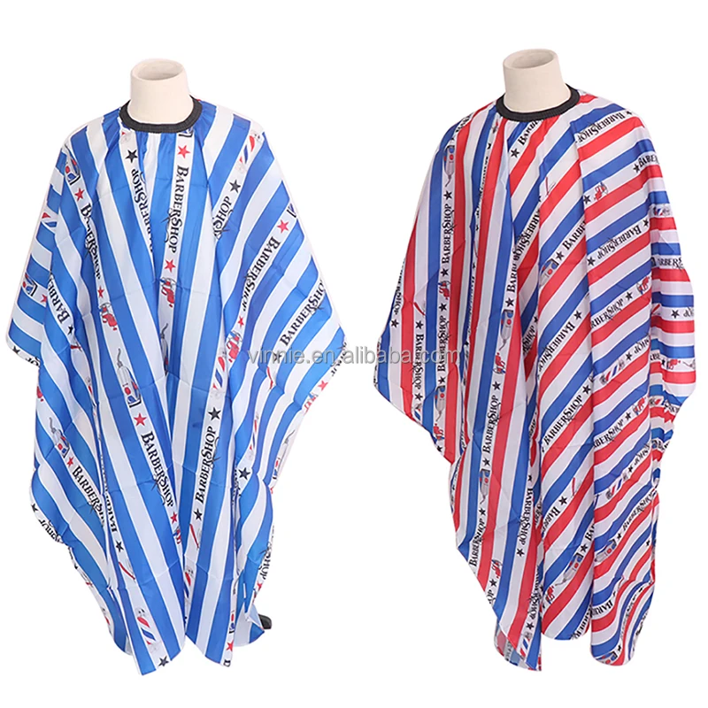 Vinnie Cheap Price hairdressing cape hair cutting gown cape for salon barber supplies 100% eco friendly fabric barber cape
