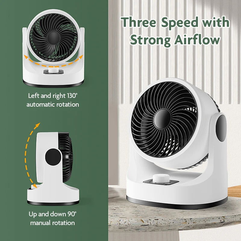 Portable fan motors portable fan table air circulator fan Hot Sale Home Office Table Multi Personal Space