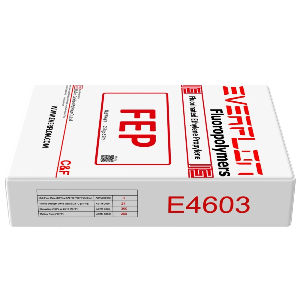 
FEP Resin/Pellet/Granule/MFI:2-4 for tubing, wire and cable jacket insulation 