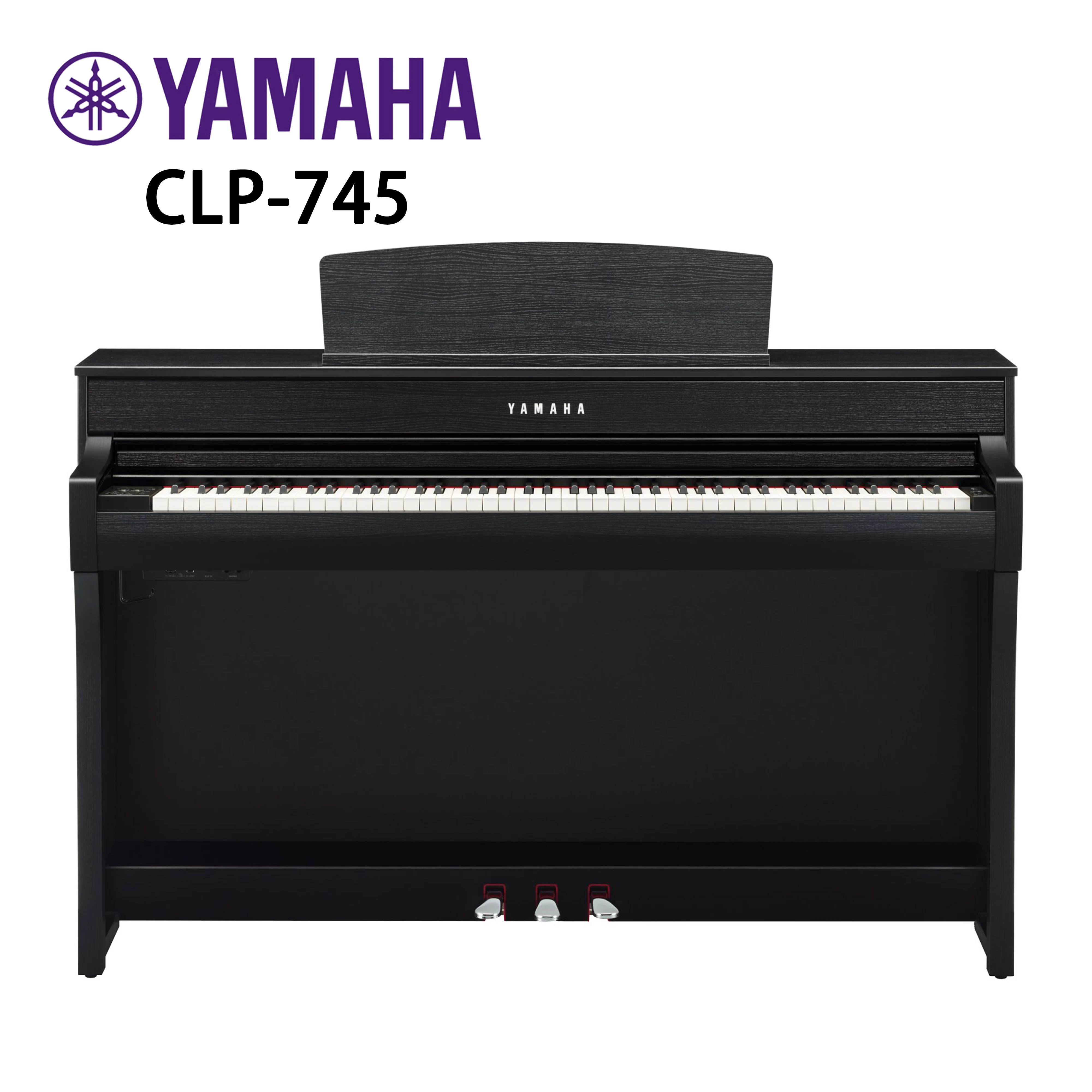 Yamaha Clavinova Digital Piano CLP-745 88 Keys Electrica Synthesizer Touch Hammer Keyboard Vertical Piano