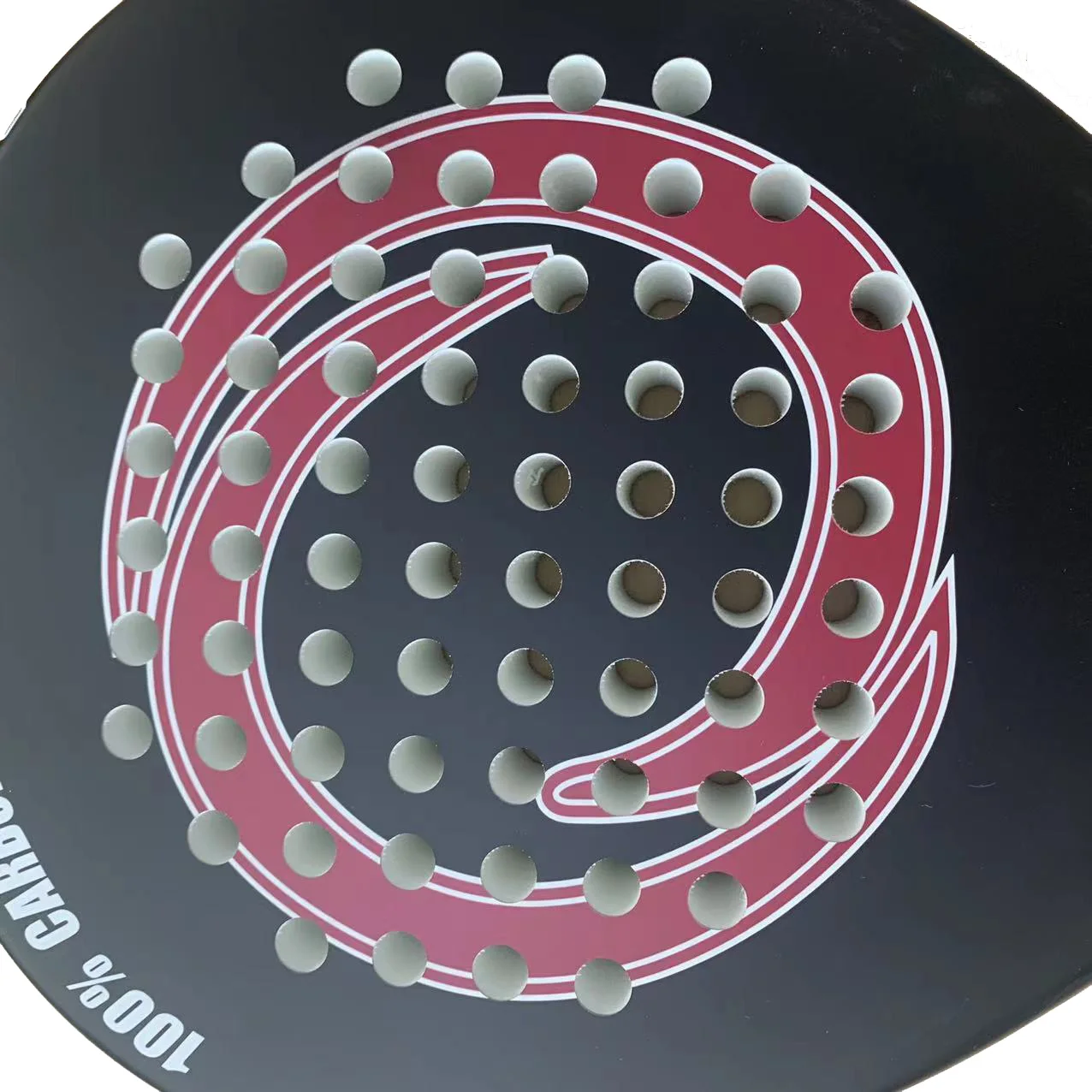 Brand-new Padel Racket Carbon Fiber Power Lite Pop Tennis Paddle Paddleball Racquets