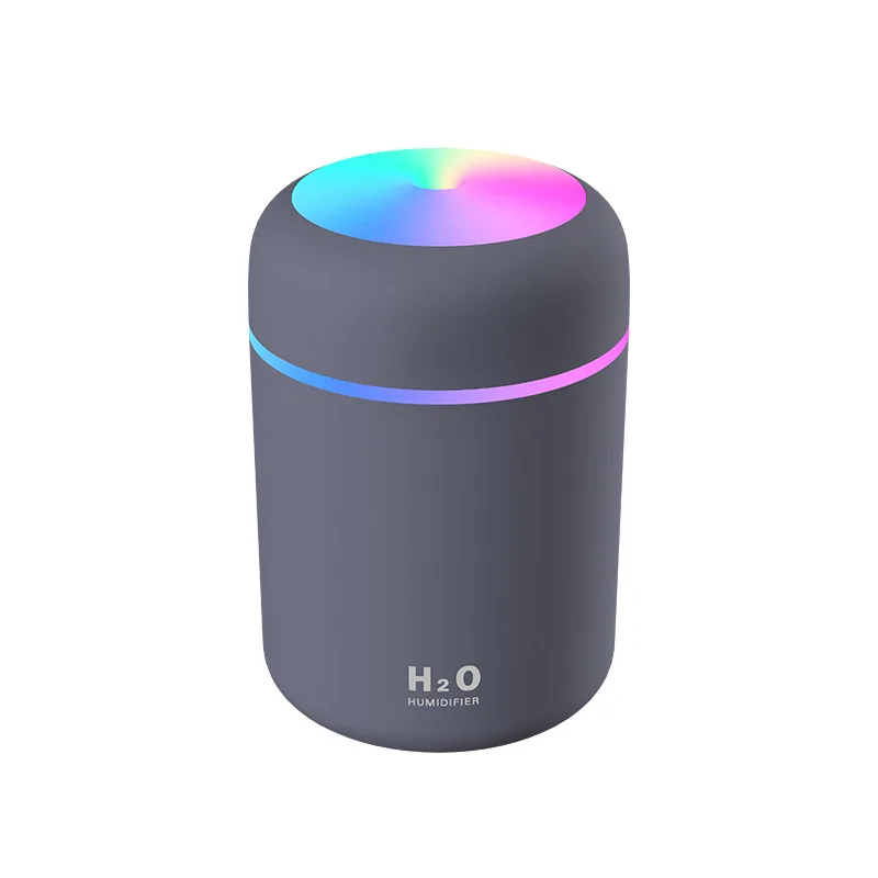 Custom LOGO Desktop USB 300ML Humidifier Bottle Night Light Car Air Humidifier Diffuser