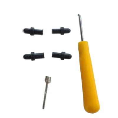ActEarlier DIY tool repair basketball by yourself when the basketball air leakage replacement Inflation valves with hook