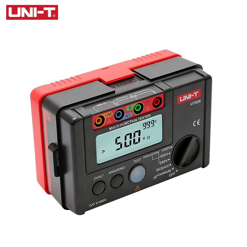 UNI-T UT526 Multifunction Electrical Meter 1000V Display Count 10000 Installation Tester