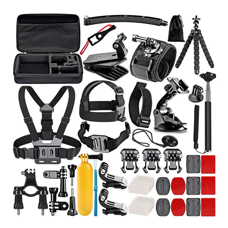 Gopro аксессуары набор go pro комплект крепление для Hero 6 5 4 3 + 3 2 1 SJ4000 SJ5000 yi аксессуары для экшн-камеры