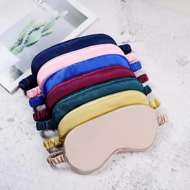 
OEM ODM Custom Wholesale 16/19/22MM Organic Pure Mulbery Silk Eyemask Gift Set Sleeping Silk Eye Mask 
