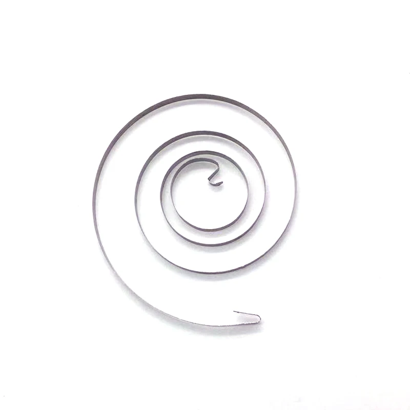 Customized flat stainless steel spiral spring, take-up spring