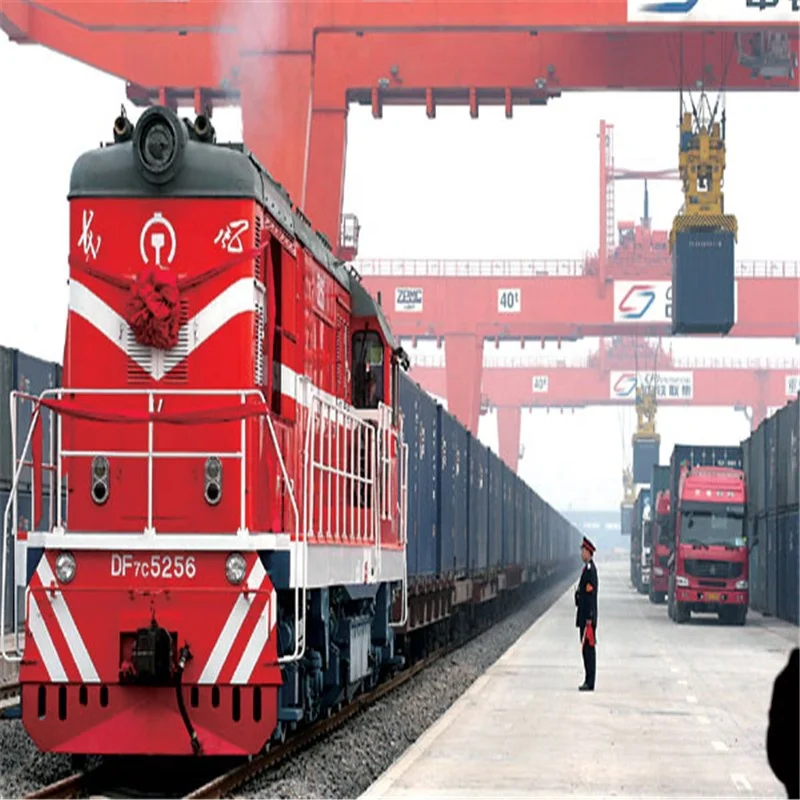 40HQ Railway freight Transport Shipping Rates from China to Russia Train Block Logistics Container
