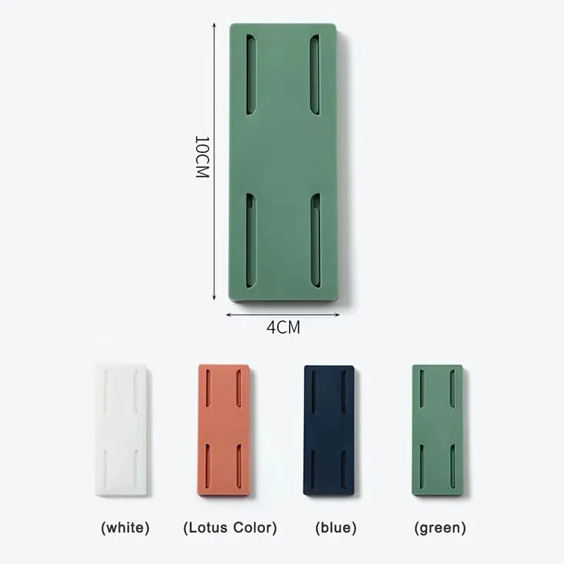 Wholesale Novelty Hook Self-Adhesive Mobile Plug-in Switch Socket Fixer Holder Bracket Stand for Shelf Use