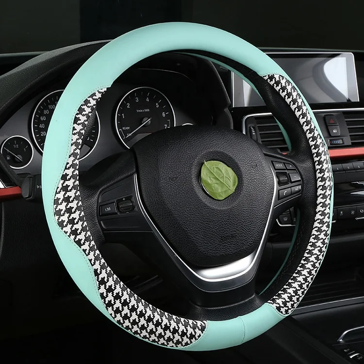 Good Quality Fashion Steering Wheel Cover 2024 New Design car steering wheel cover Suede steering wheel cover