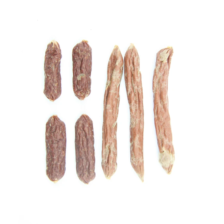 Wholesale Dried Soft Chew Sausages Chicken  For Dog Treats Pet Treats for dogs