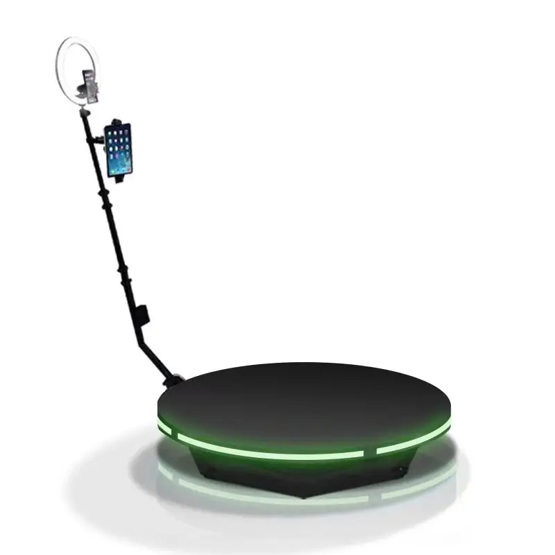 Chestnuter Social Media 360 Degree Photo Booth Automatic Spin Platform Portable Photo Booth For Clubs
