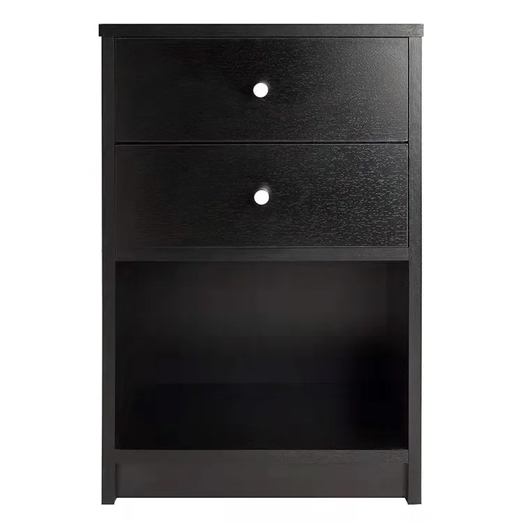 Professional Manufacture Cheap Modern Wooden Filing Cabinet With Two Drawers Small Table Wood Bed Side Table Home Furniture