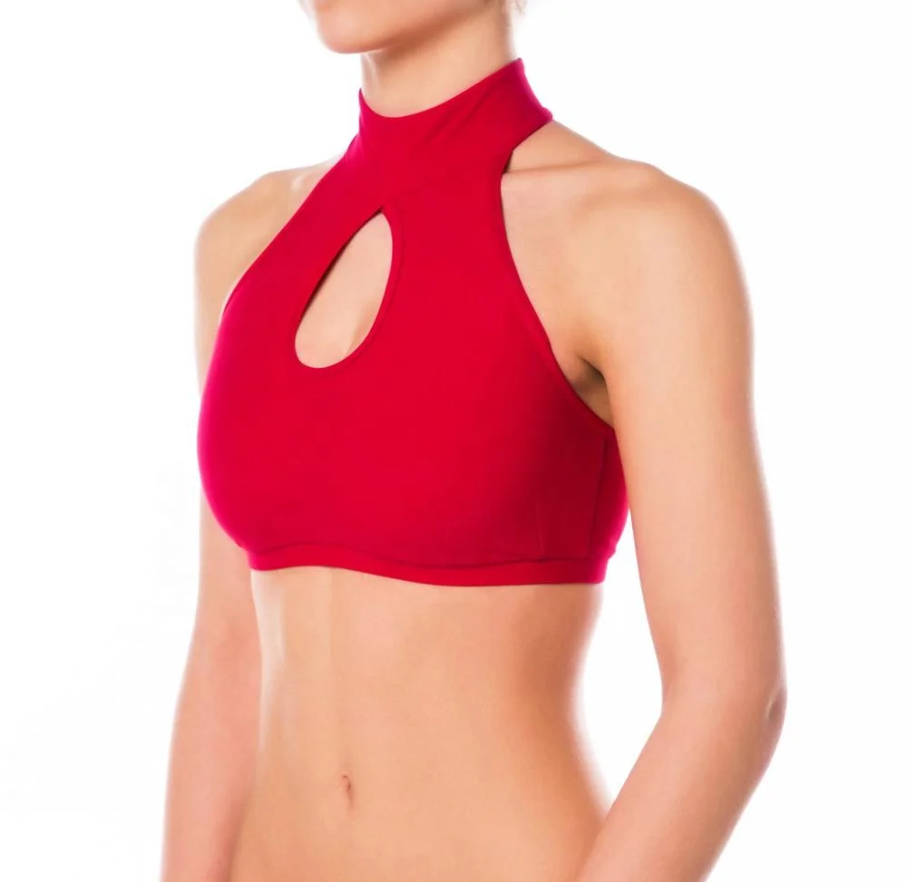 2020 Womens Sexy Fitness Sports Yoga Bra Custom Gym Running Ladies Push Up Crop Top Pole Dance Clothes