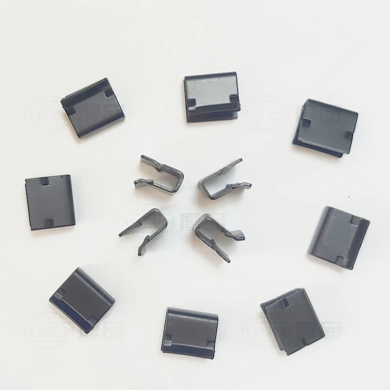 China Manufacturing 4g Black Rotor Balancing Pin Double Hook 65MN Material Spray Fan Balancing Clip