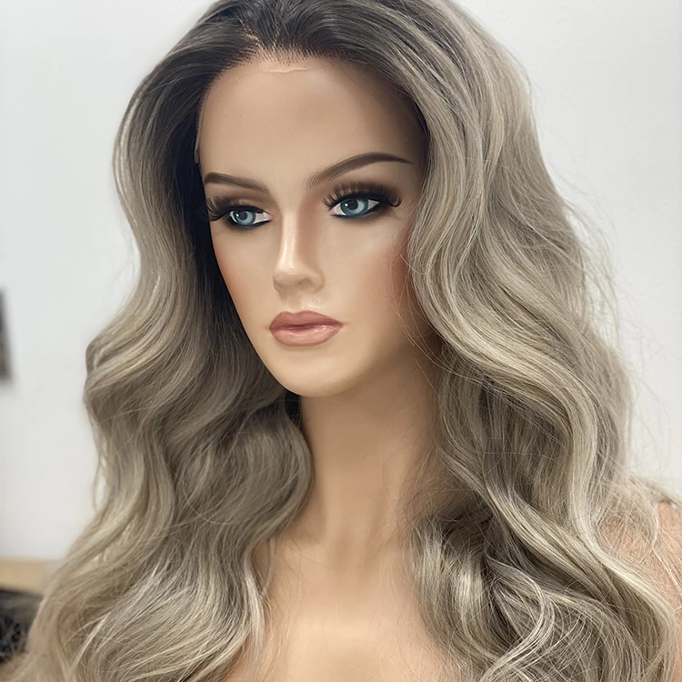 H5-E Professional Wig Display Female Mannequin Head Realistic Fashion Makeup Head with shoulder
