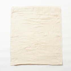 Warm Custom Print Cotton Woven Blanket With A Four-Layer Gauze Woven