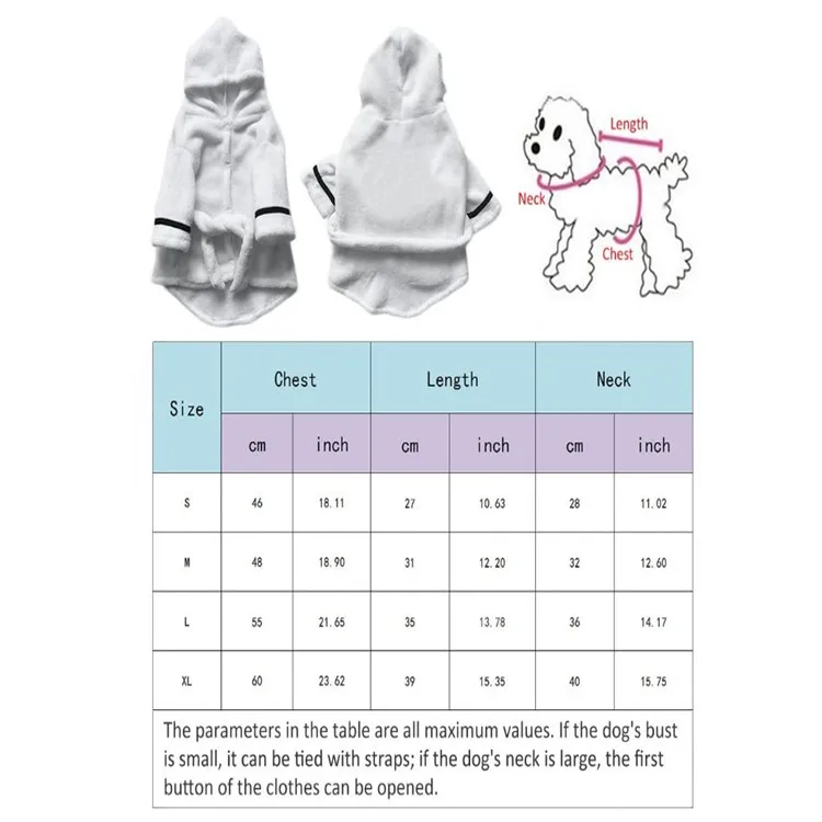 2022 High quality washable customized soft dog Clothes For Small Pets Quick Drying Dog bath towel