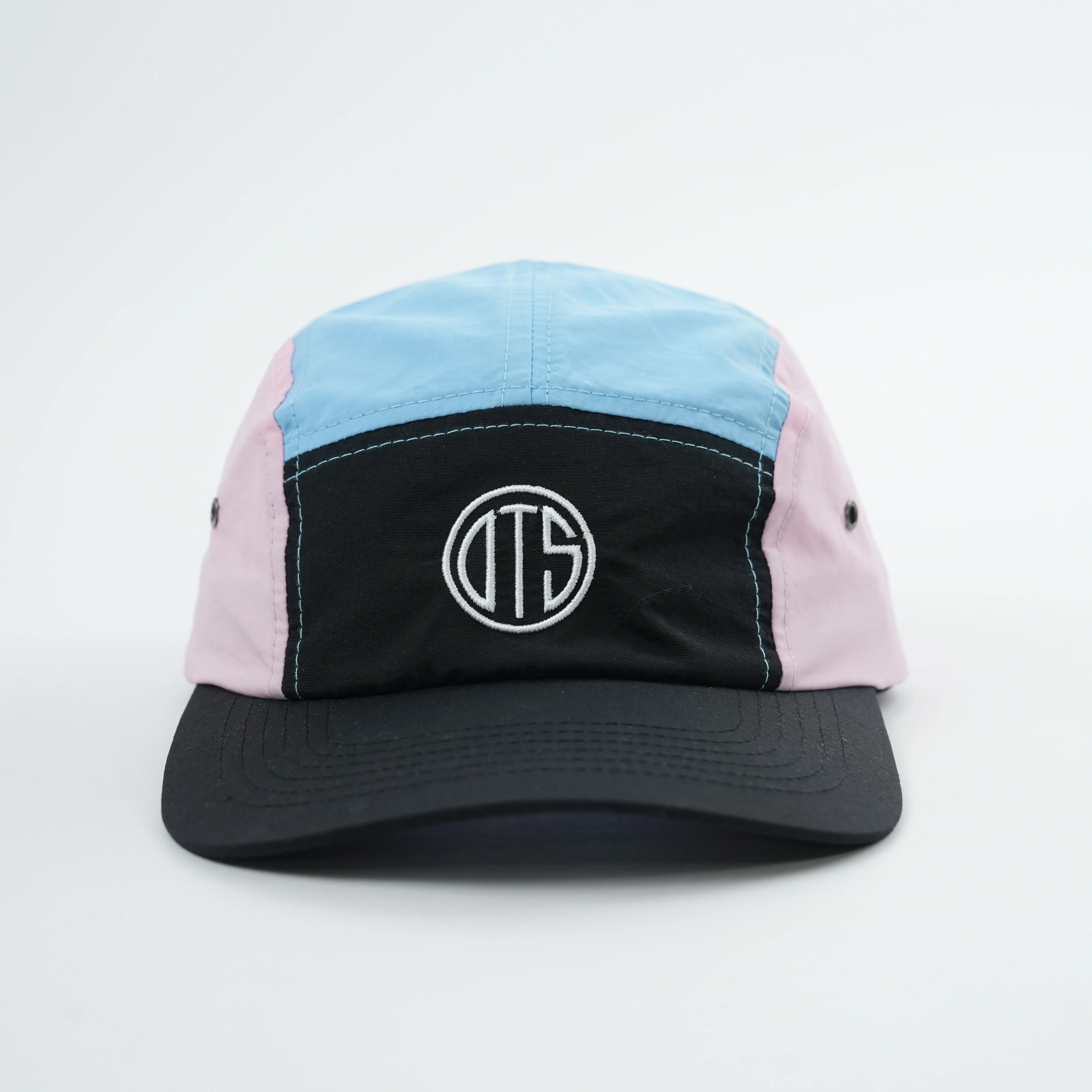 Camp Cap Custom, Plain 5 Panel Camping Hat, Soft Lightweight Nylon Running Hat