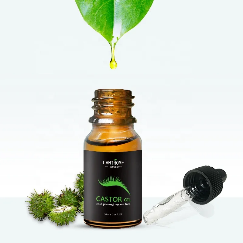Органическое холоднопрессованное гидрогенное черное касторовое масло для роста ресниц волос по лучшей оптовой цене