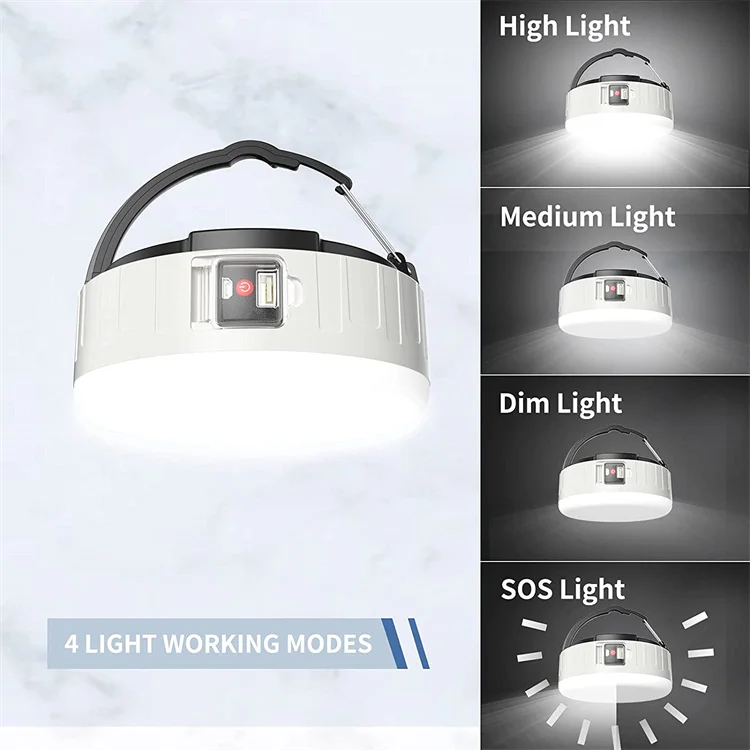 Solar Led Light Remote Controller Rechargeable Bulbs Camping Lantern Led Solar Power Emergency Lights