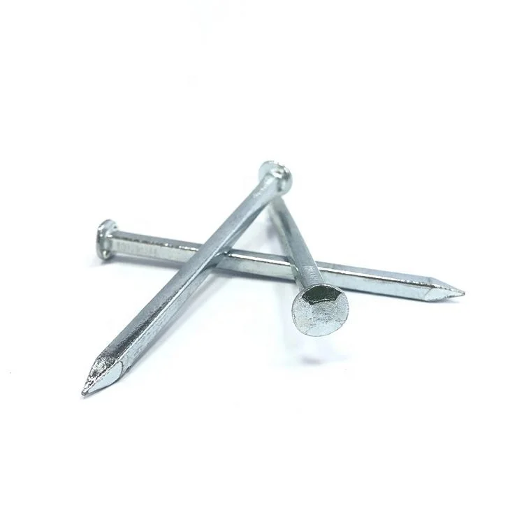 China Supply Electro Galvanized 100mm Square Boat Concrete Nail For Wood Boat With Square Body