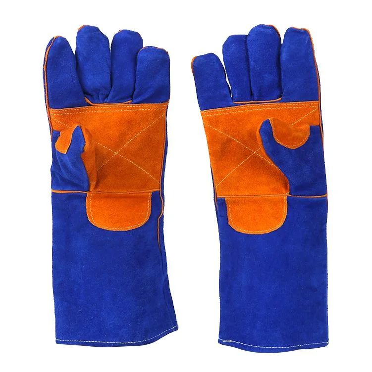 PPE personal protective equipment 16 welding hand leather gloves for welder heat resistant safety gloves