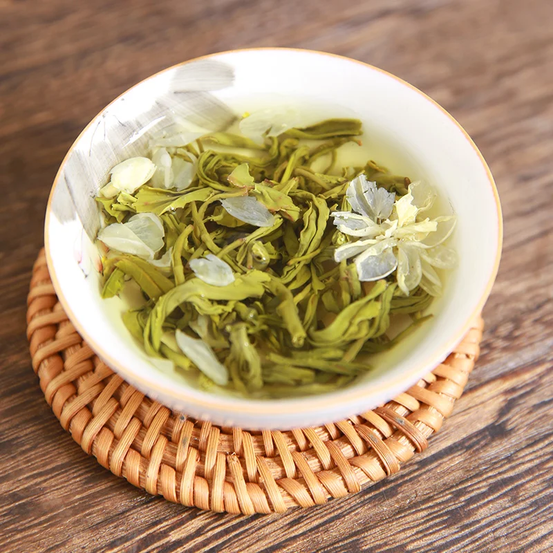 Китайский Сушеный Цветущий цветок, зеленый жасмин, органический травяной чай ручной работы