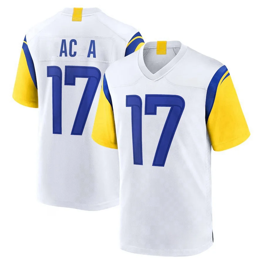 High Quality 100% Polyester Sportswear Men American Football Jersey Breathable Custom Logo American Football Jersey