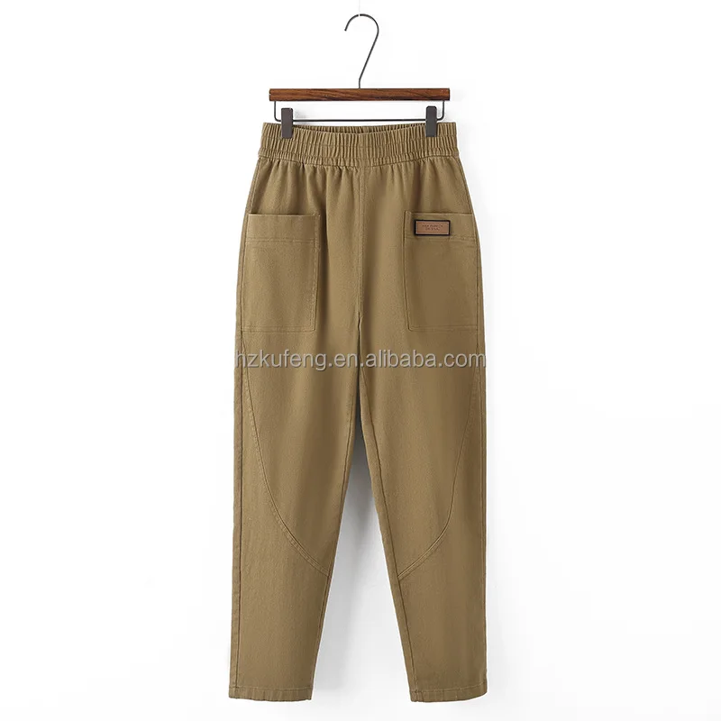 Женские брюки-карго с 4 карманами