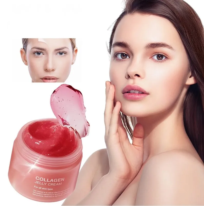 100ml Collagen Jelly Cream Contains Niacinamide & Freeze Soft Moist Jelly Cream Essence Nourishes Moisturizing Face Cream