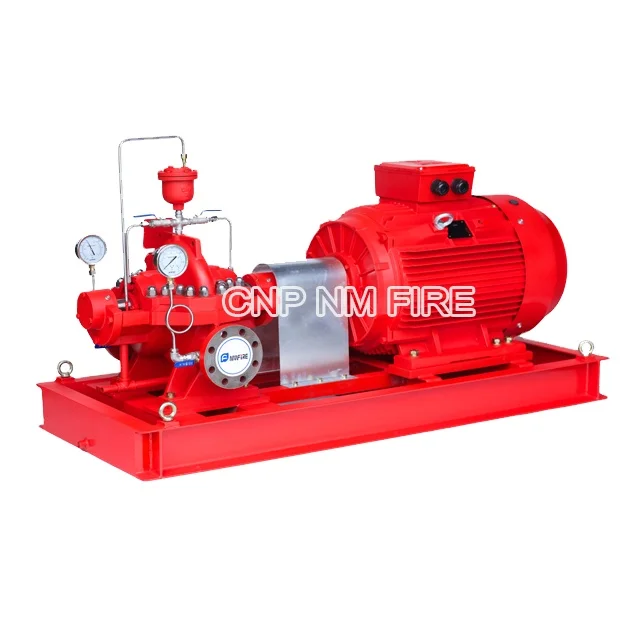 FM Listed 60Hz 450gpm Fire fighting Pump set with Electric Motor Single Stage Centrifugal Fire Pump
