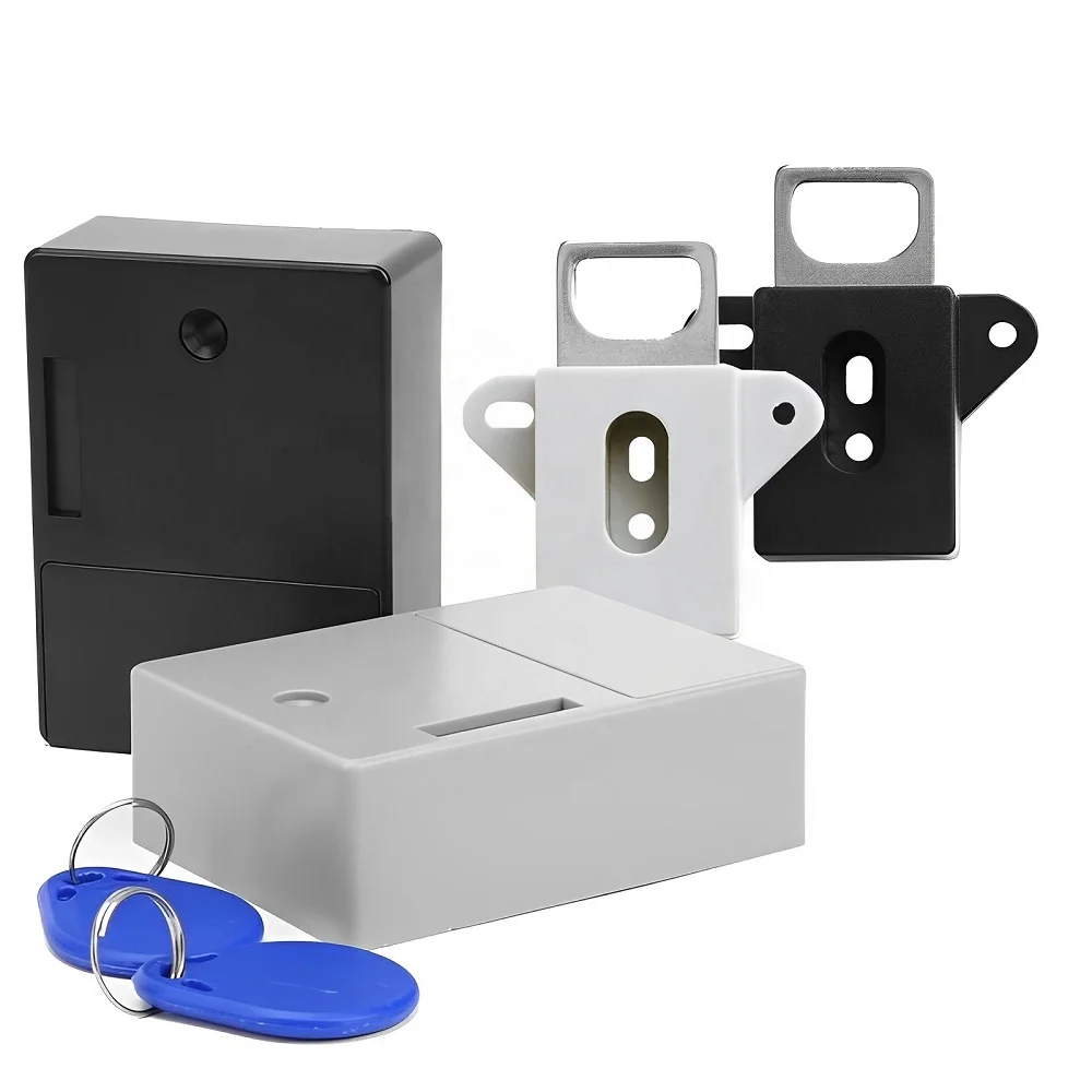 Electronic Cabinet Lock Drawer Locker Smart Hidden Rfid Drawer Lock for Gym Spa Sauna Wood Factory Price Invisible Rfid 13.56mhz
