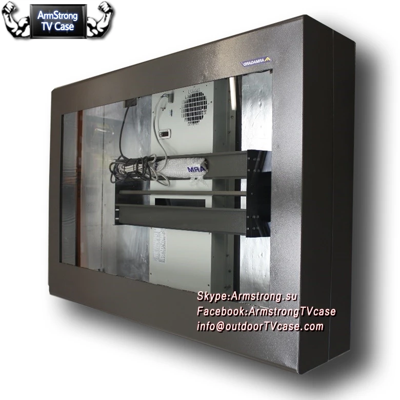 
ARMS1131OTE wholesale advertising tv Outdoor Waterproof Protective shielding enclosure advertising led Cabinet 