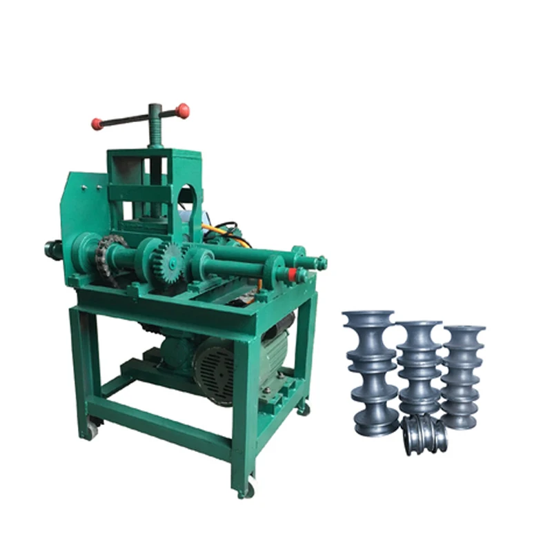 220V multi-functional roll bending curve double arm stretch bending square steel round pipe cold bending hydraulic pipe bender