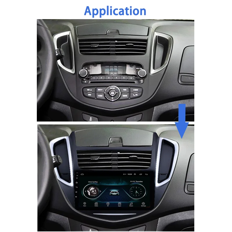 9 inch Auto DVD Audio Stereo Android GPS Tracker Support OBD Dash Cam for Chevrolet 2014 2015 2016 Chevy Chevrolet Trax